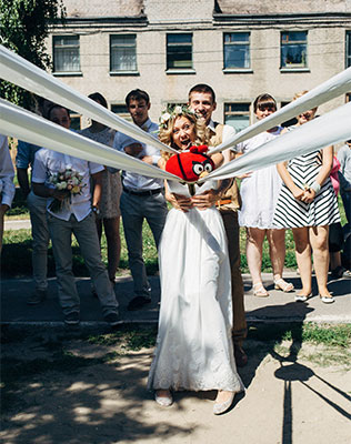 кзадорная рустикальная свадьба, angry birds