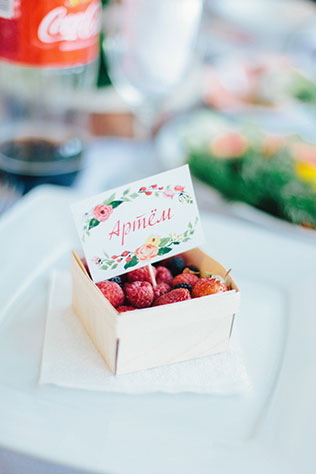 задорная рустикальная свадьба, бонбоньерки