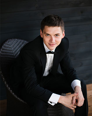 загородная свадьба, образ жениха