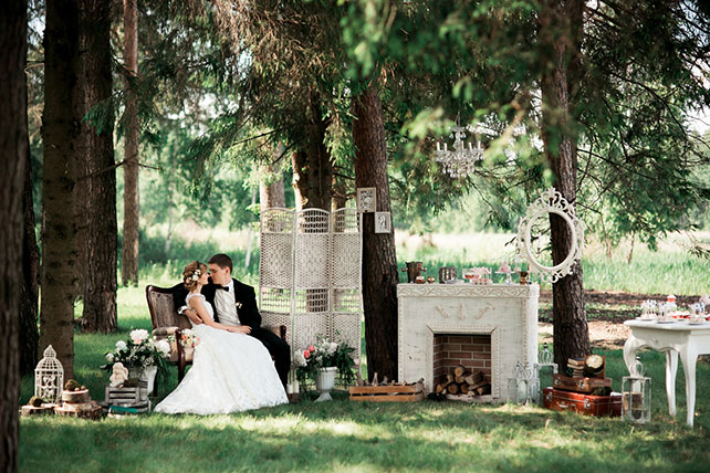 загородная свадьба, фотосессия жениха и невесты