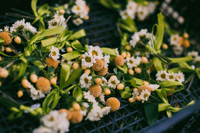 Зелёная свадьба в стиле рустик, флористика