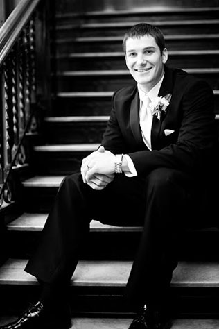 реальная зимняя классическая свадьба