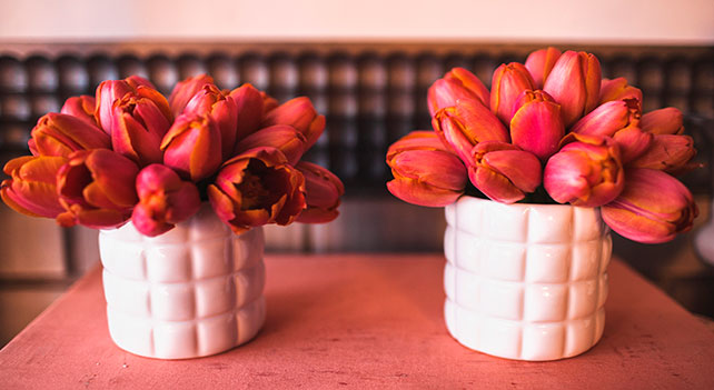 зимняя свадьба в стиле рок-н-ролл, декор места торжества