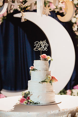 звёздная свадьба, торт