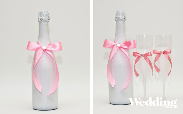 декор бутылки 