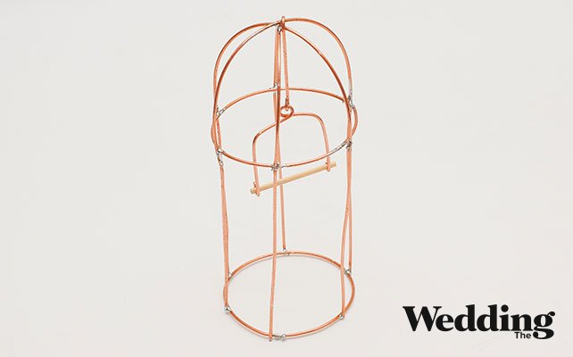 Как своими руками сделать винтажную клетку для декора свадьбы, сделать подвес для жёрдочки