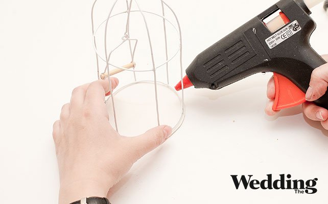 Как своими руками сделать винтажную клетку для декора свадьбы, вырезать дно для клетки