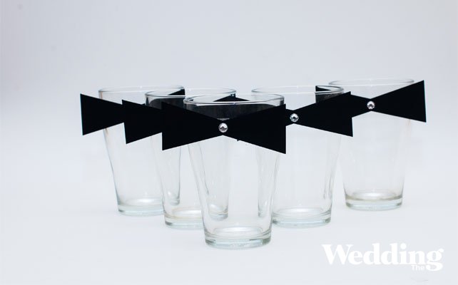 бантики на стаканы