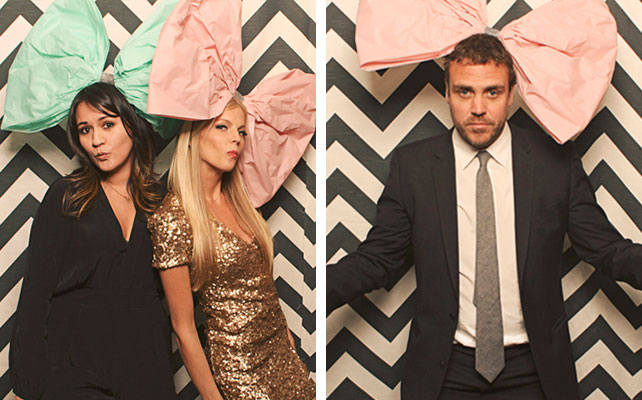 Как сделать гигантские бумажные банты для фотосессии, 