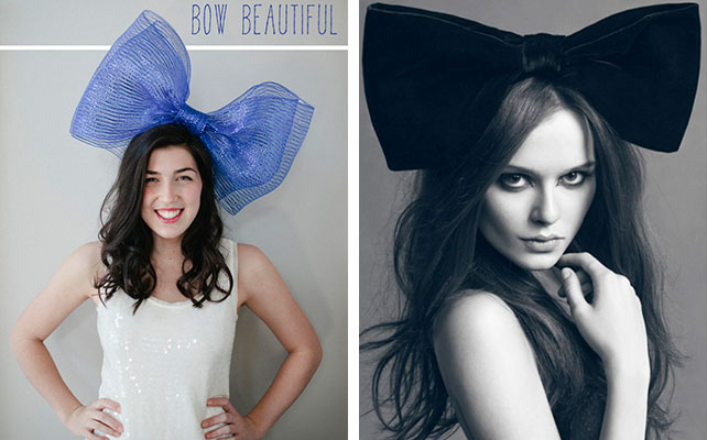 Как сделать гигантские бумажные банты для фотосессии, 