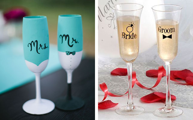 бокалы для молодоженов