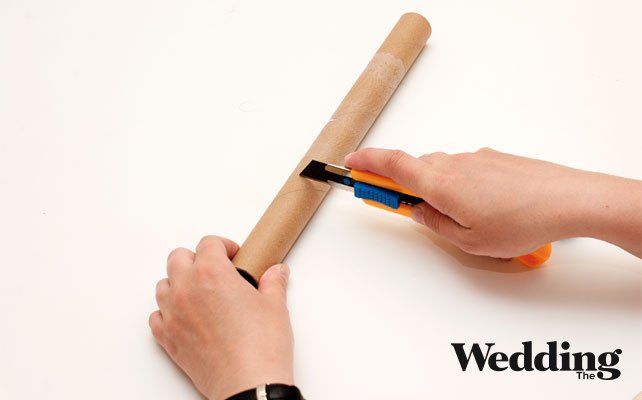 отрезать кусок втулки длиной 10 см