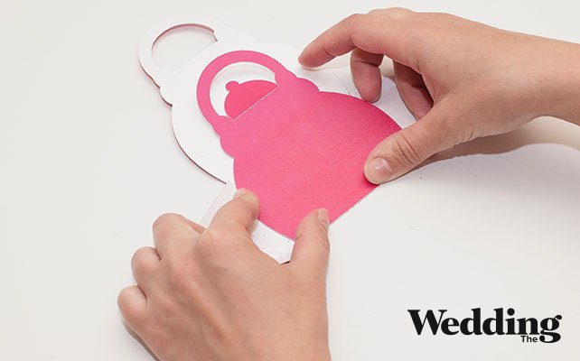 Как сделать бонбоньерку на девичник, сложить из шаблона бонбоньерку