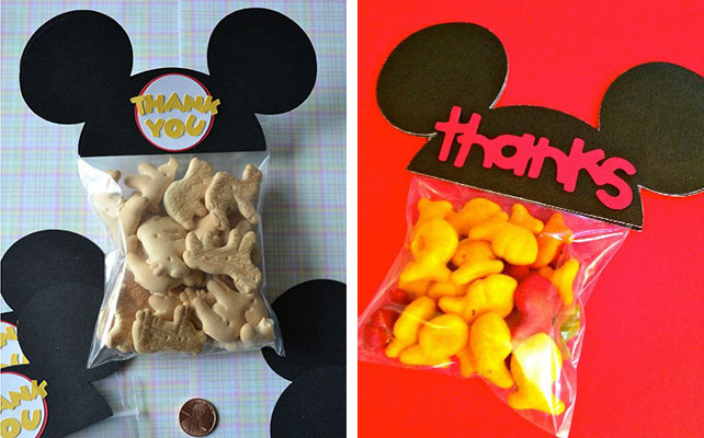 Как сделать бонбоньерки с ушками Микки Мауса