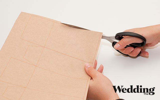 Как сделать милые бонбоньерки-пакетики, вырезать шаблон