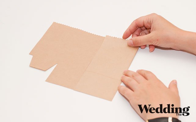 Как сделать милые бонбоньерки-пакетики, сложить шаблон