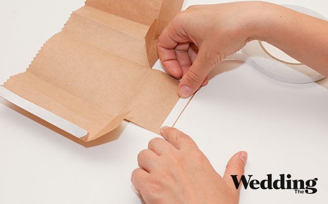 Как сделать милые бонбоньерки-пакетики, склеить пакетик