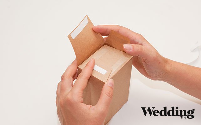 Как сделать милые бонбоньерки-пакетики, склеить пакетик