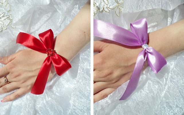 Из чего сделать браслеты подружкам невесты?