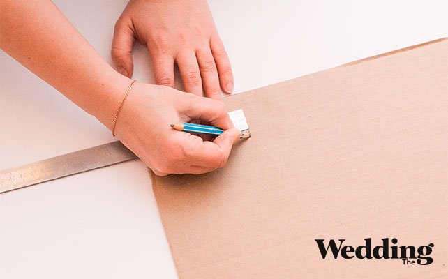 размечаем толщину буквы