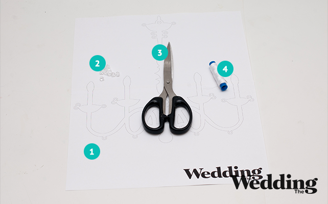 Как сделать бумажную люстру с кристаллами, материалы для изготовления