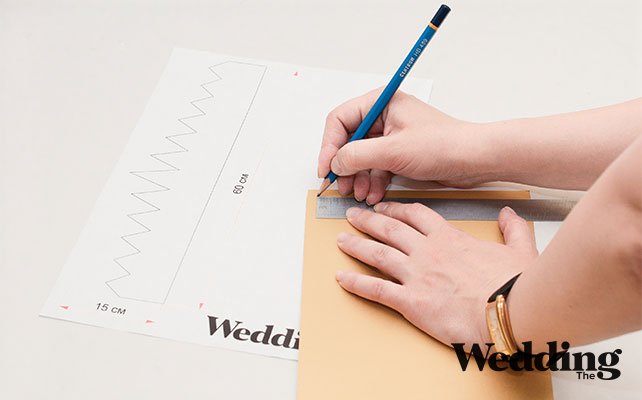 перенести шаблон на картон