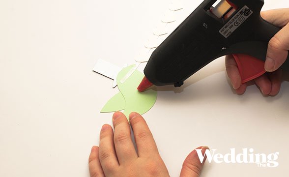 как сделать бумажных птичек на торт