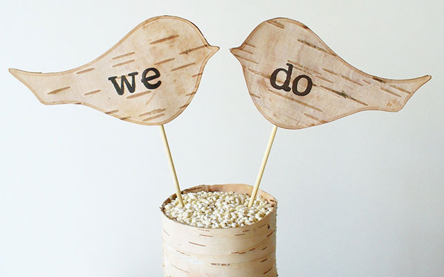 как сделать бумажных птичек, фигурки на торт