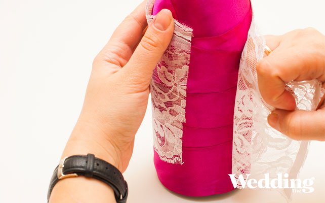 декор бутылки шампанского