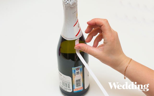 декор бутылки шампанского