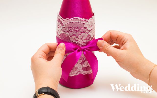 декор бутылки шампанского