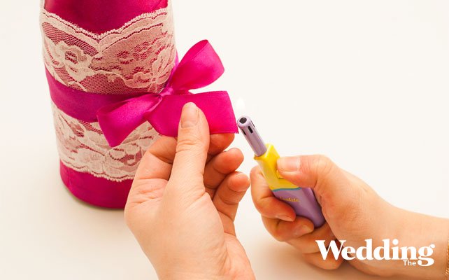 декор бутылки шампанского