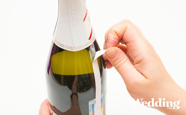 декор бутылки шампанского