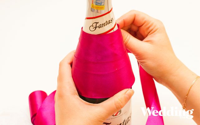 декор бутылки шампанского