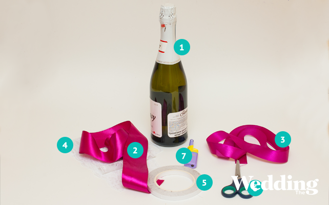 Как украсить бутылку шампанского (25 фото декора)