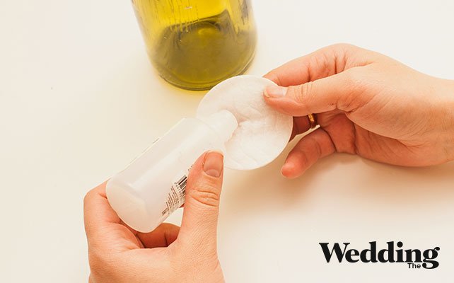 процесс изготовления бонбоньерки-конуса