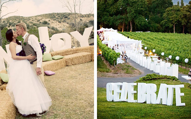 как сделать гигантские объёмные буквы