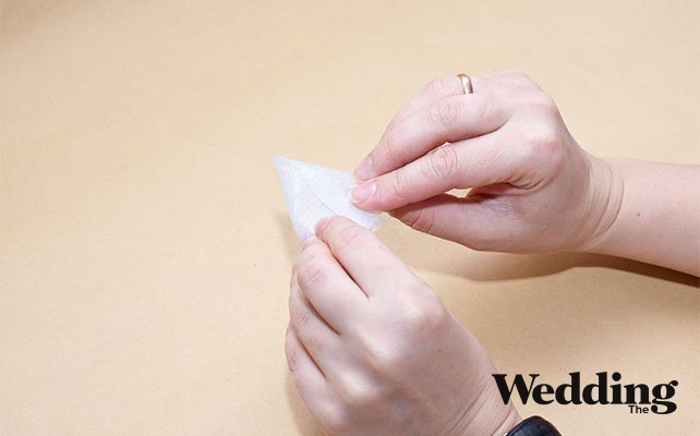 как сделать гирлянду из фетра, склеить конус