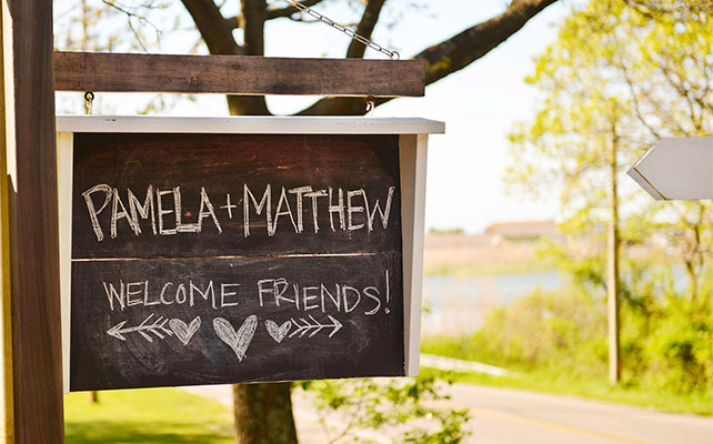 Как сделать грифельную доску для свадебного декора