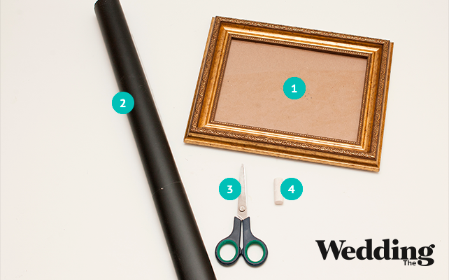 Как сделать грифельную доску для свадебного декора, материалы для изготовления