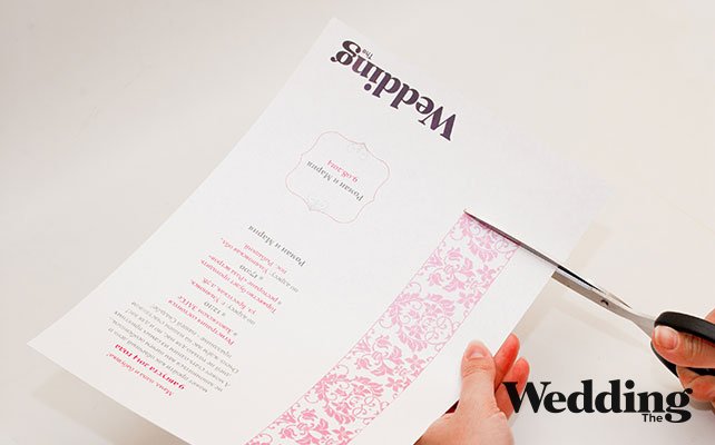 Как сделать изысканное приглашение для вашей свадьбы, вырезать шаблоны