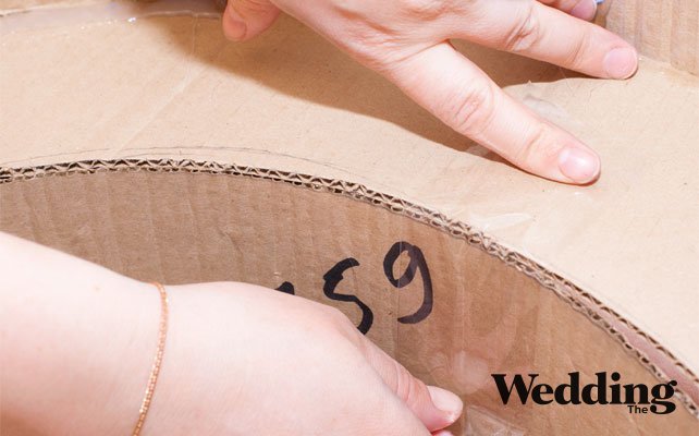 склеиваем торт