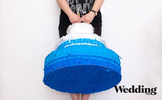 Как сделать большой картонный торт для свадебной фотосессии