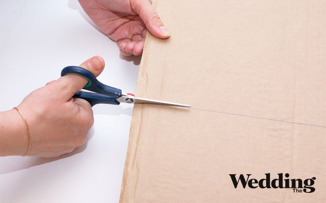 вырезаем детали торта