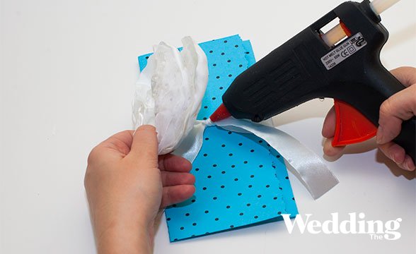 конверт для денег с цветком