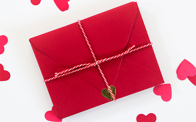 конверт для валентинки