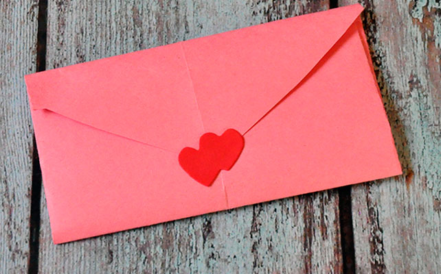 Как сделать конверт для валентинки к празднику?