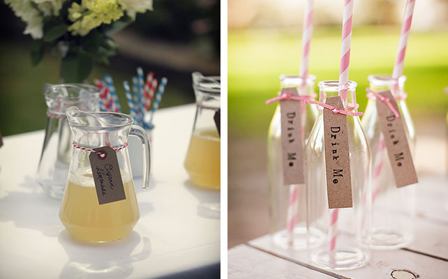 Бирки для лимонада, Как сделать бирки для декора лимонада на свадьбе	