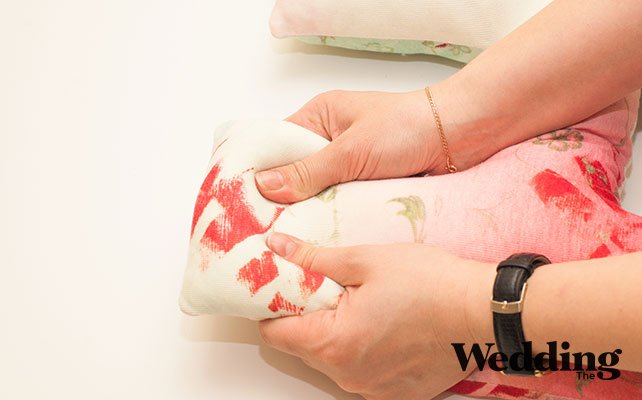 расправить наполнитель в мягкой букве