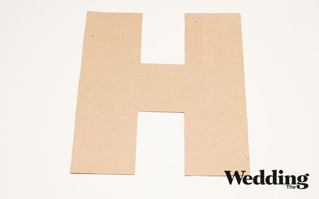 сделать шаблон буквы